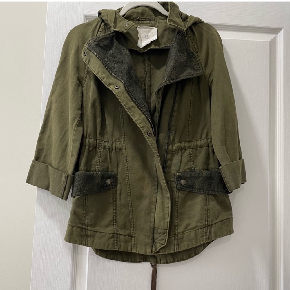 Anthropologie green jacket by Hei Hei - Picture 6 of 10